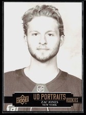 2021-22 Upper Deck #P-62 Zac Jones UD Portraits