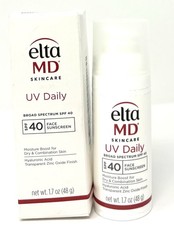 Elta MD UV Daily Broad Spectrum SPF40 Face Sunscreen 1.7oz Exp:03/2027