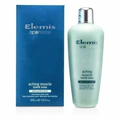 Elemis Aching Muscle Super Bath Soak Gel 13.5 Oz 400 ml     Expires 2028