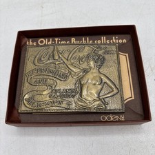 Vintage Coca Cola Bronze Belt Buckle By Tiffany Foundry NOS Novelty Classic