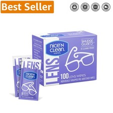 100 Citrus Scented Lens Cleaning Wipes - Non-Streaking  Scratch-Free Protection