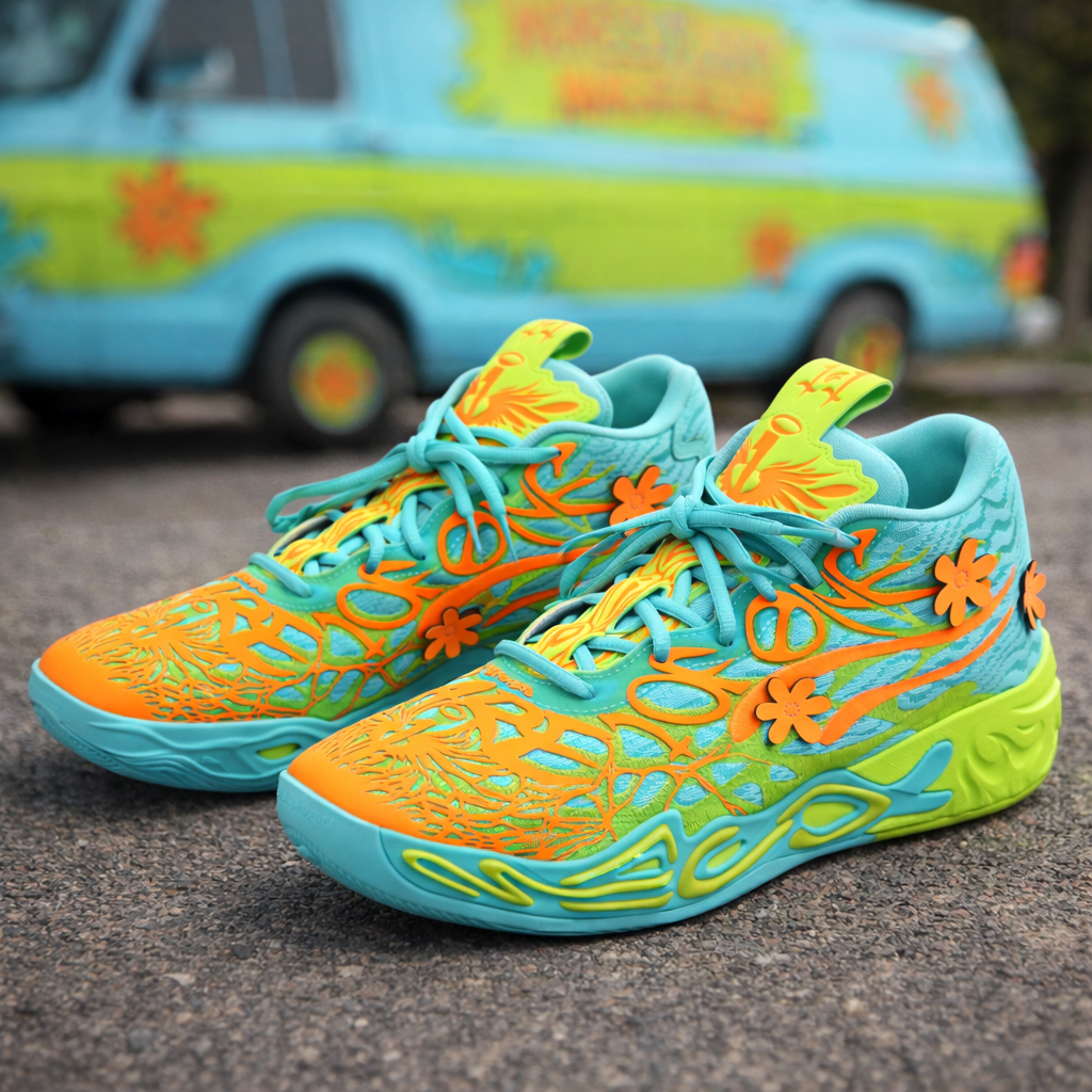 【新品未使用】PUMA MB.04 Scooby-Doo プーマ　ラメロ Puma MB.04 Scooby-Doo LaMelo Ball Basketball Shoes Mens 10.5