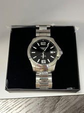 Longines Conquest L3.776.4.86.55 39mm Automatic Black Dial Date Stainless Steel