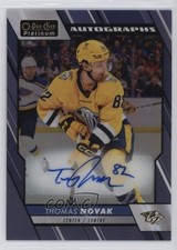 2023-24 O-Pee-Chee Platinum Blue Rainbow Auto Thomas Novak #BA-TN Auto 0nr3