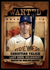 2021 Topps Big League Wanted Eric Sogard Milwaukee Brewers #WT-4