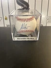 Alejandro De Aza Signed Autograph Official ROMLB Baseball with Display Case