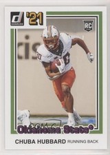 2021 Panini Chronicles Draft Picks Donruss Retro Pink Chuba Hubbard #46 2l4