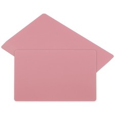 0.45mm Metallo Biglietto Visita,10pz Laser Incisione Anodizzato Alluminio,Rosa