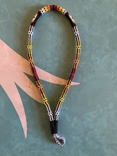 Handmade Multicolor Beaded Keychain