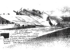 Earl Williams signed 4x6 Paper Photo Pearl Harbor Survivor B-17 WW II COA LOOK!