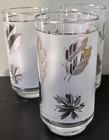 Vintage Libbey Highball Silver Leaf Foliage Tumblers Drinking Glasses Set Of 6 — photo 3
