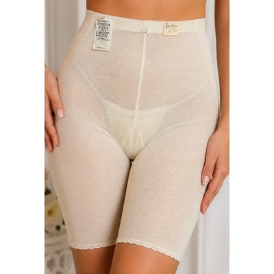 VTG 1950s Long Leg Panty Girdle Ivory Mesh Spandex Stretch Mates Fanfair S NOS