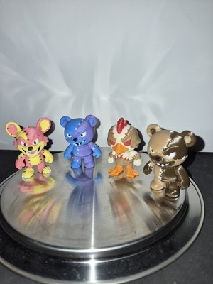 Patchwork Pals Designer Stitched-Up Set Of 4 Figures/2 Bears, Rat And Turducken