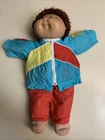Vintage 1982 Cabbage Patch Kids Red Yarn Hair Boy Doll Coleco Hazel Eyes Dimple
