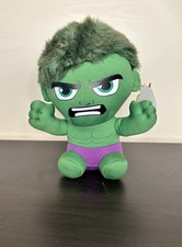TY Beanie Baby Hulk Green Purple Marvel Comics Stuffed Doll Plush Toy