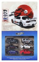 Mattel Hot Wheels Streets Of Japan 6 Veicoli Die-Cast 1:64