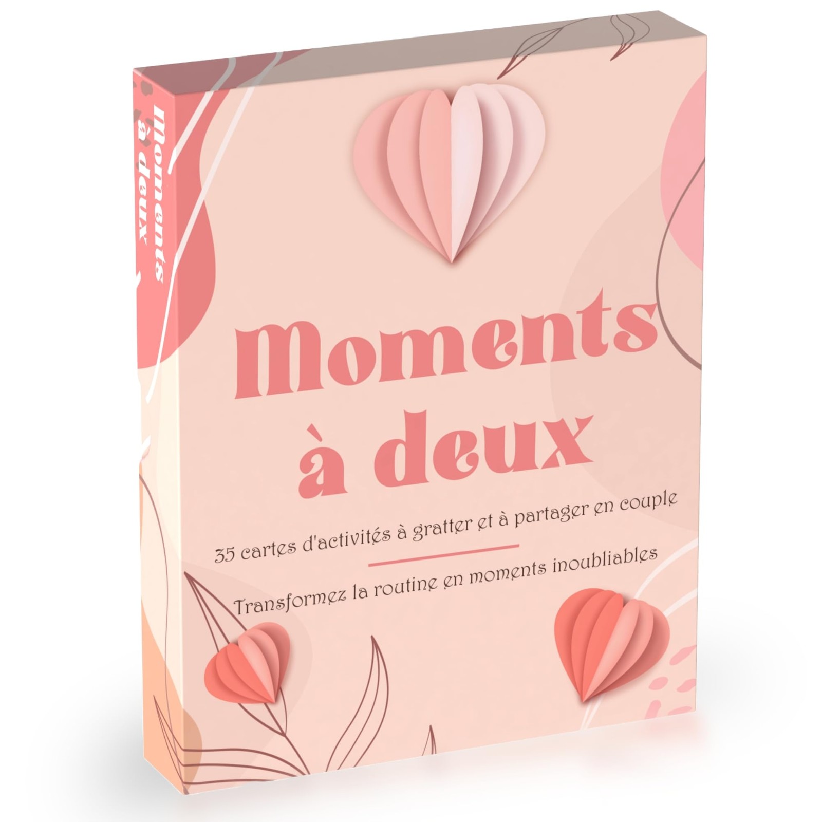 Jeu de cartes à gratter pour couples Moments à Deux défis et aventures amoureuses