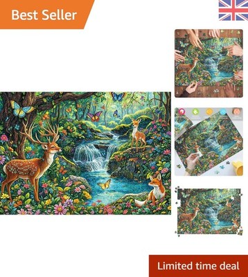 1000-teiliges Puzzle mit majestätischen Waldhirschen - ideal für Erwachsene