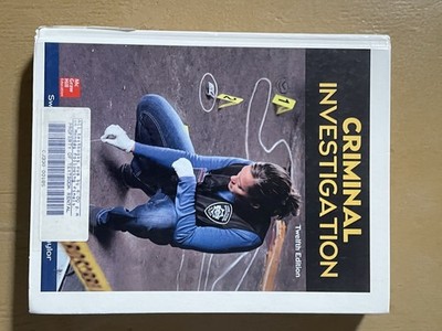 Criminal Investigation Swanson Chamelin Territo Taylor 2015 12th Edition : VG