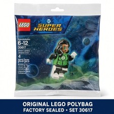 Green Lantern Lego, DC Super Heroes Jessica Cruz Minifigure Set #30617New