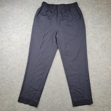 Everlane Pants Womens 4 Gray 100% Wool Pull On Elastic Waist Twill Dress Relaxed