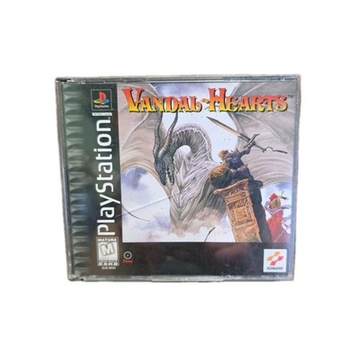 Vandal-Hearts Black Label CIB With Manual  (Sony PlayStation 1, 1997)tested