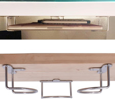 Laptop Holder Mount under Desk Laptop Mount Organizer Rack W/Screws