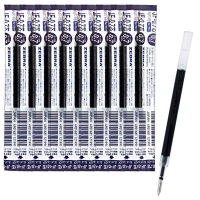 zebra gel ballpoint pen refill Sarasa JF-0.7 lead blue black 10 pieces B-RJF7-FB