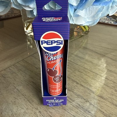 Vacation Sunscreen Wild Cherry Pepsi Tinted Lip Gel SPF 30 Summer Beach NEW