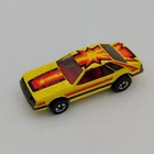 Hot Wheels Ford Mustang 1:64 Diecast Car Yellow Red Black Graphics 1979