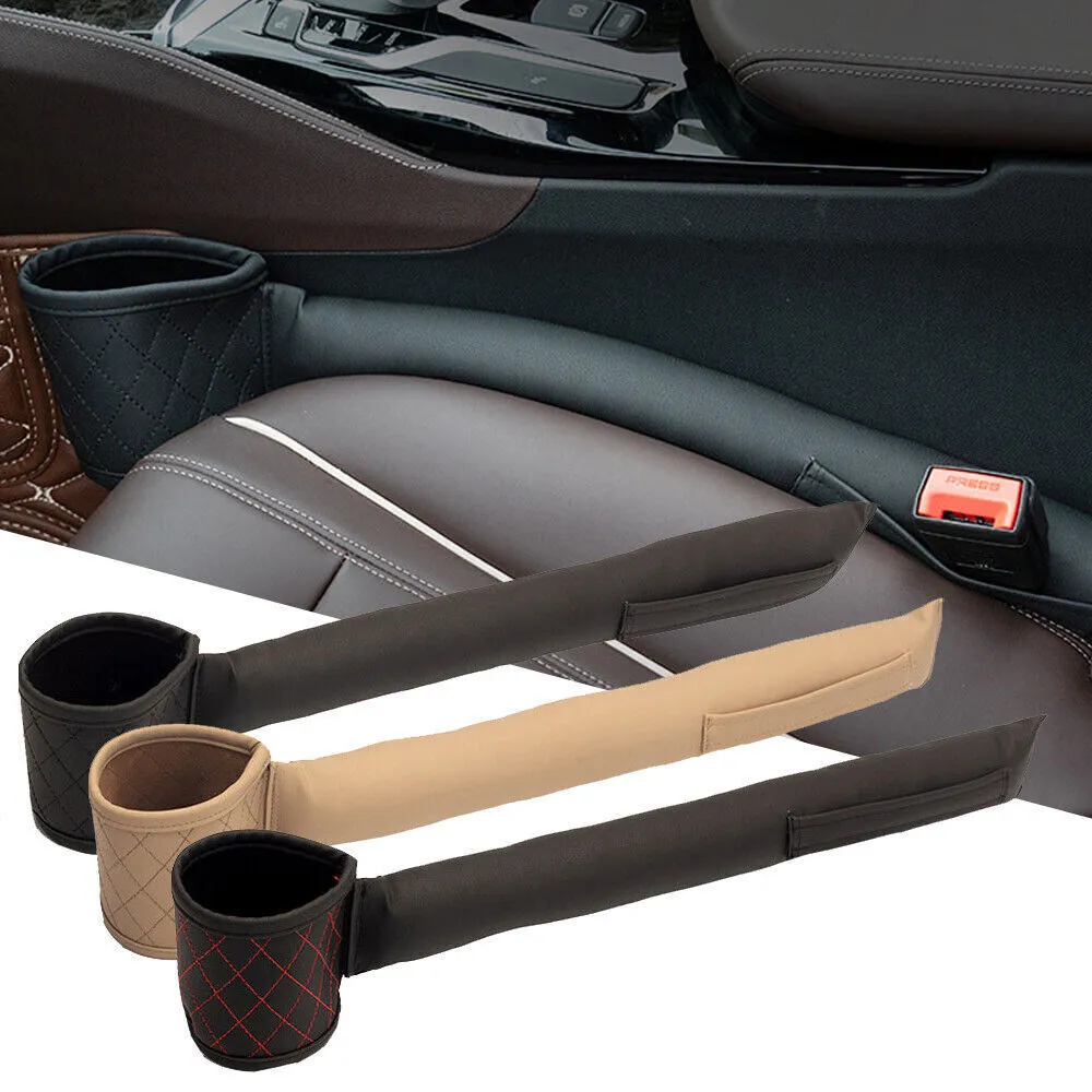 Car Seat Gap Filler Pocket Organizer Car Cup Holder For Car Interior  Accessories