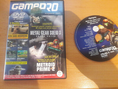GamePro DVD Metal Gear Solid 3 Metroid Prime 2 Halo Resident evil 4 GameCube PS2