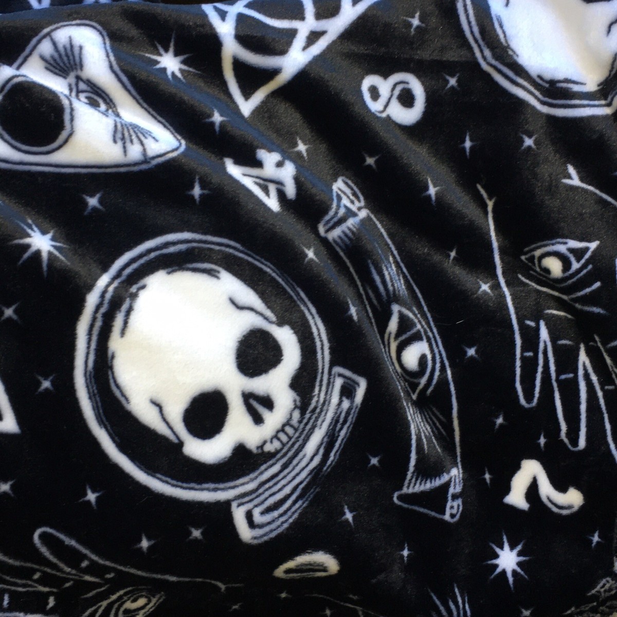 Cynthia Rowley Halloween Ouija Spirit Board TWIN Blanket