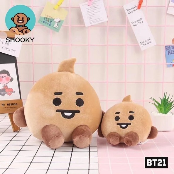 BTS BT21 Shooky Baby Official Authentic Plush Sitting Doll 4.7