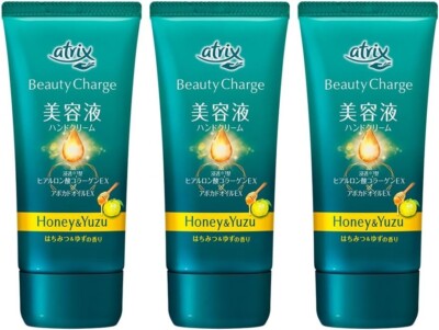 SET 3 PACKS Atrix Beauty Charge Honey Serum Hand Cream 80G Made in Japan