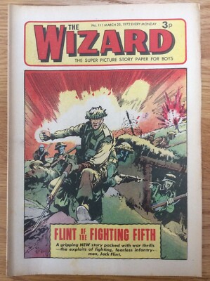 The Wizard #111 25/3/72 Wild McFee, Typhoon Tennyson, DC Thompson Comic 