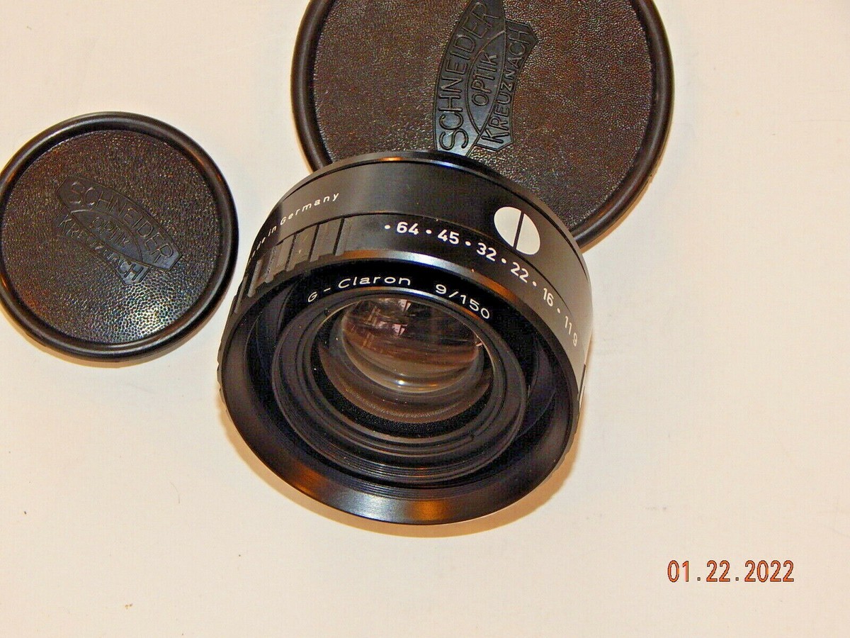 Schneider　シュナイダー　G-Claron 150mm f/9　レンズ Schneider G-Claron 150mm F9 Lens in Prontor Pro #01s Shutter #8520