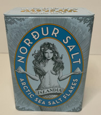 Nordur Salt Arctic Sea Salt Flakes TIN 8.8 Oz - FREE SHIPPING