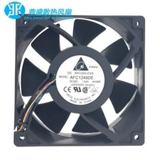 Delta AFC1248DE 12038 DC48V 1.64A 12CM 4-Wire PWM Cooling Fan