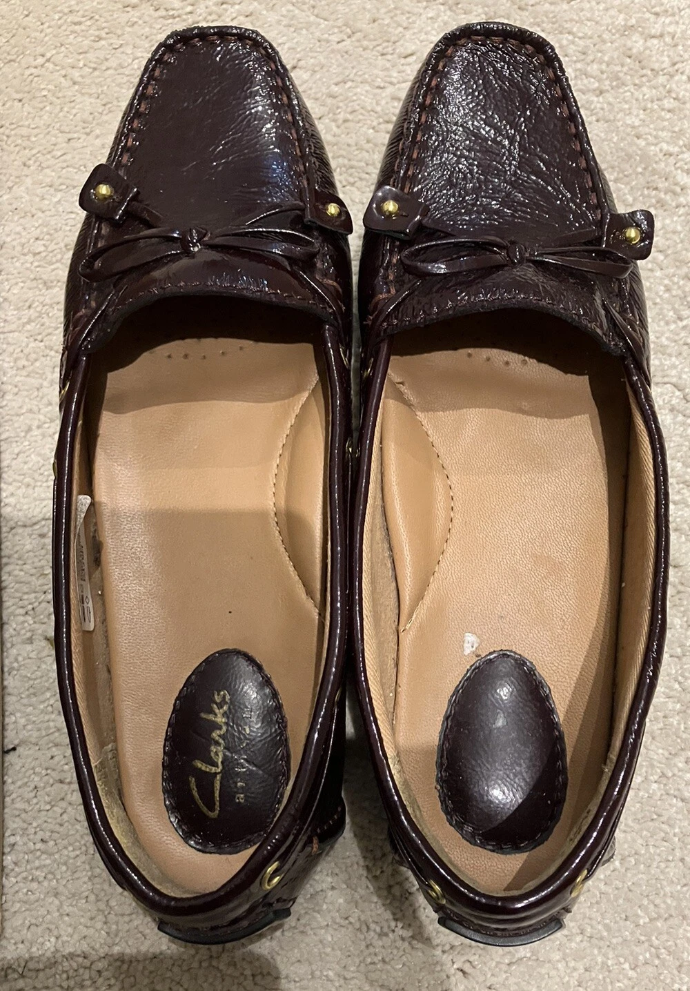 Ballerine da donna Clarks Dunbar Cruiser bordeaux taglia UK4 D (larghe)