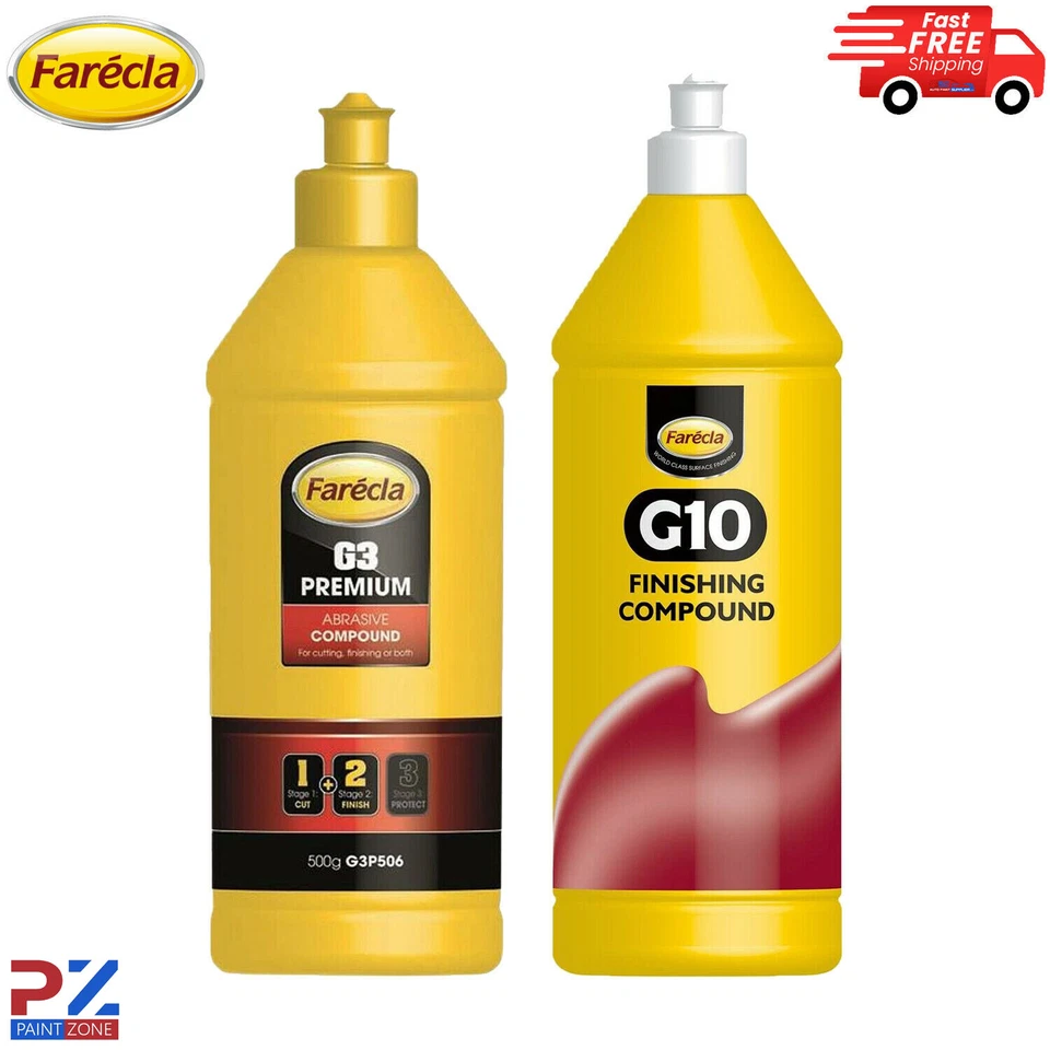 FARÉCLA Farecla G3 Premium Compound 500g +G10 Finishing Compound 500ml Car Polishing Kit