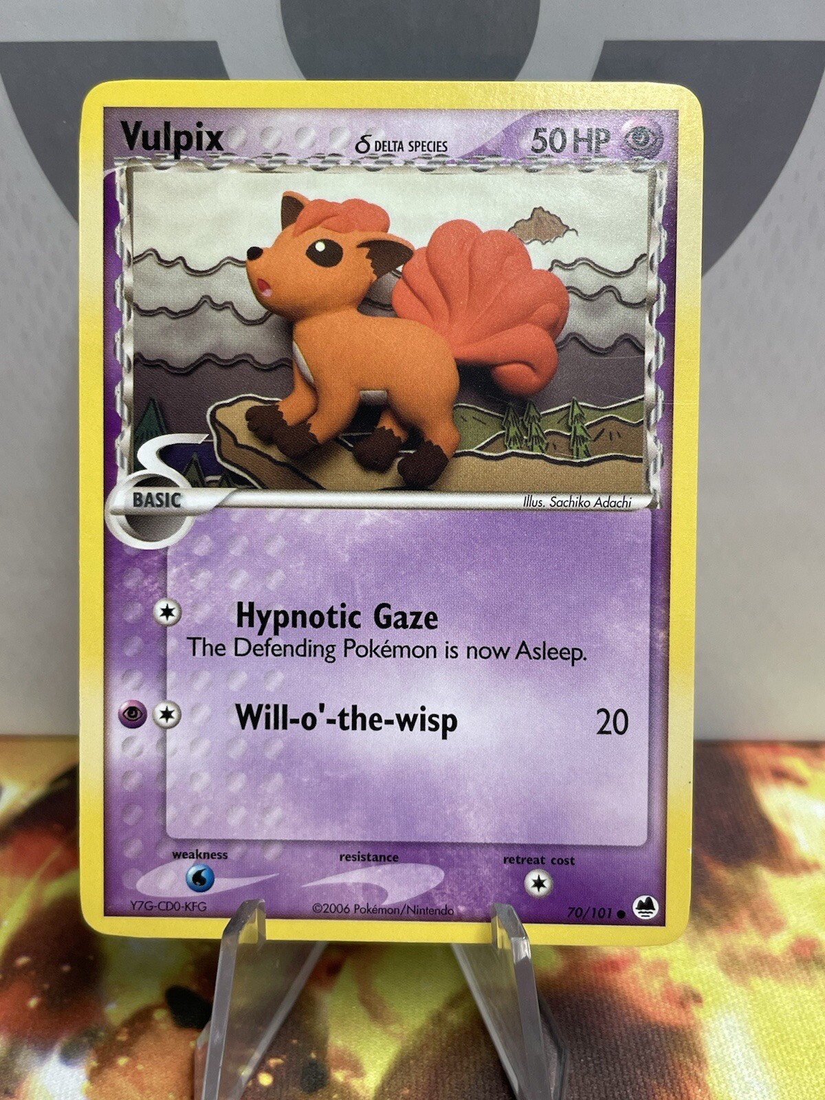 Pokémon TCG Vulpix (Delta Species) 70/101 Dragon Frontiers Regular Common LP!