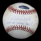 David Wright Signed Baseball Game-Used 2007 9th HR Game MLB# BB550696 Steiner