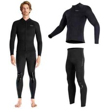 Wetsuit Top  Bottom 1.5MM Neoprene Jacket/Shirt Pants Long Sleeve Diving Suits