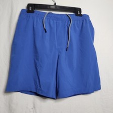Chubbies L Board Shorts 7" Inseam Blue Zip Pocket
