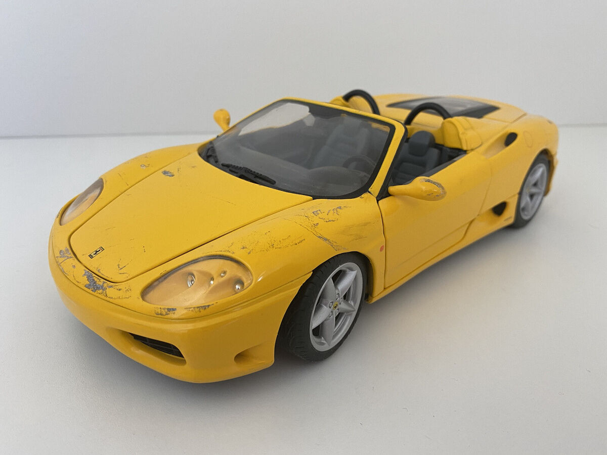 1/18 HOT WHEELS Ferrari 360 Spider in Yellow ** READ ** | eBay 1/18 HOT WHEELS Ferrari 360 Spider in Yellow ** READ ** | eBay