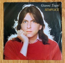 Gianni Togni - Semplice / Ma perdio - 45 rpm EX