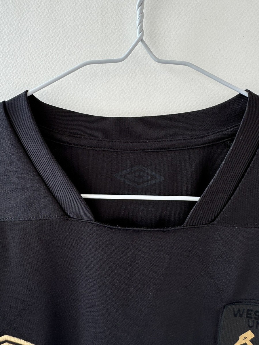 West Ham United 2020-21 Black and Gold Third Jersey # 41 Declan
