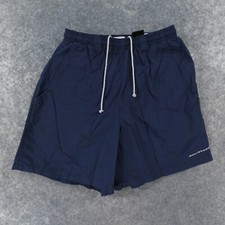 Columbia Swim Trunk Shorts Mens Small Navy Elastic Waist w Drawstring PFG Logo