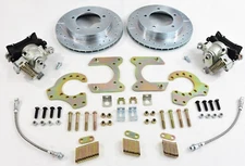 Ford Bronco Truck 8.8 rear disc brake conversion kit 5 ON 5.5  add braided hoses